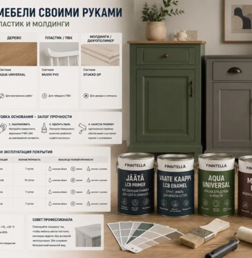 Покраска мебели своими руками: ЛДСП, дерево, пластик и молдинги