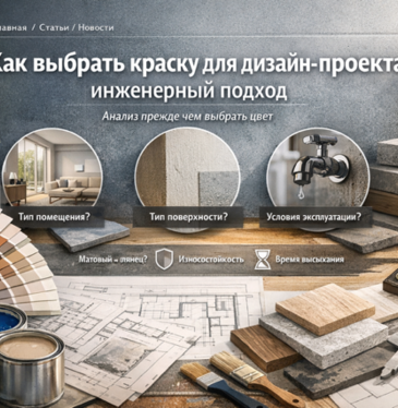 Как выбрать краску для дизайн-проекта: инженерный подход
