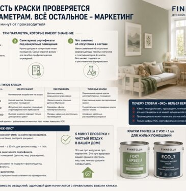 Экологичная краска: как отличить настоящую от маркетинга