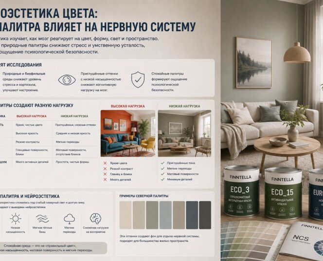 Нейроэстетика цвета: как палитра влияет на нервную систему