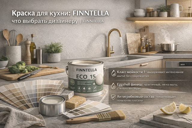 Краска для кухни: что выбрать дизайнеру | FINNTELLA