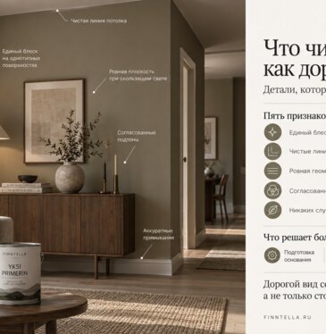 Что читается как дорогая отделка: детали, которые выдают класс объекта