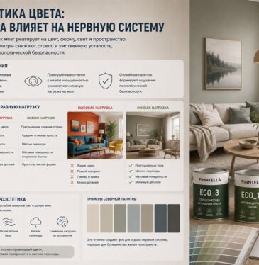 Нейроэстетика цвета: как палитра влияет на нервную систему