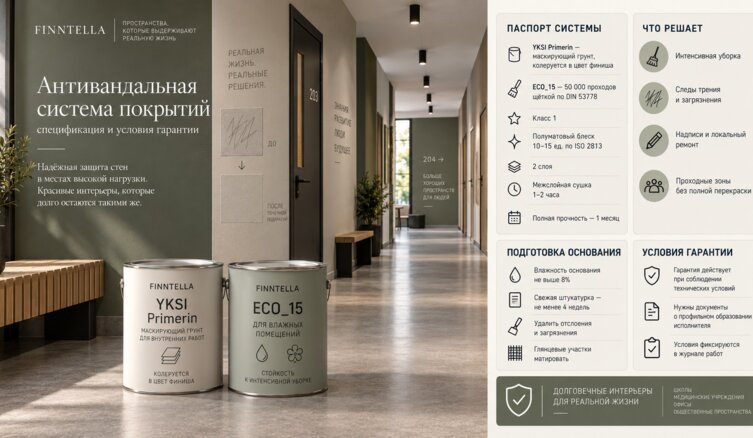 Антивандальная система покрытий: спецификация и условия гарантии
