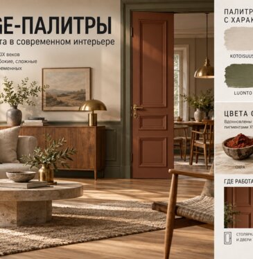 Heritage-палитры: исторические цвета в современном интерьере