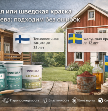 Финские vs шведские краски по дереву: что выбрать для архитектурного объекта