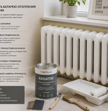 Как покрасить батарею отопления: пошаговая инструкция